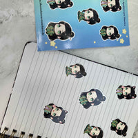Kawaii Sticker-4 Set Mini Set - Inspirierte Charaktere aus einem beliebten Apotheker-Tagebuch