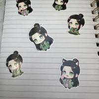 Kawaii Sticker-4 Set Mini Set - Inspirierte Charaktere aus einem beliebten Apotheker-Tagebuch