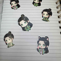 Kawaii Sticker-4 Set Mini Set - Inspirierte Charaktere aus einem beliebten Apotheker-Tagebuch
