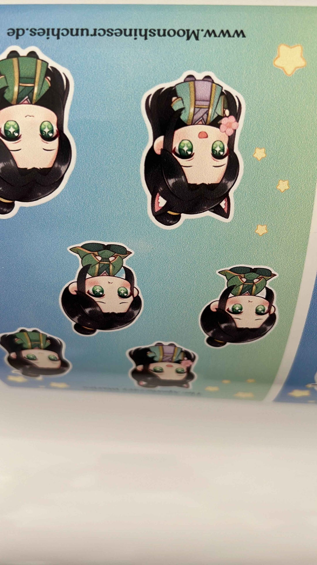 Kawaii Sticker-4 Set Mini Set - Inspirierte Charaktere aus einem beliebten Apotheker-Tagebuch