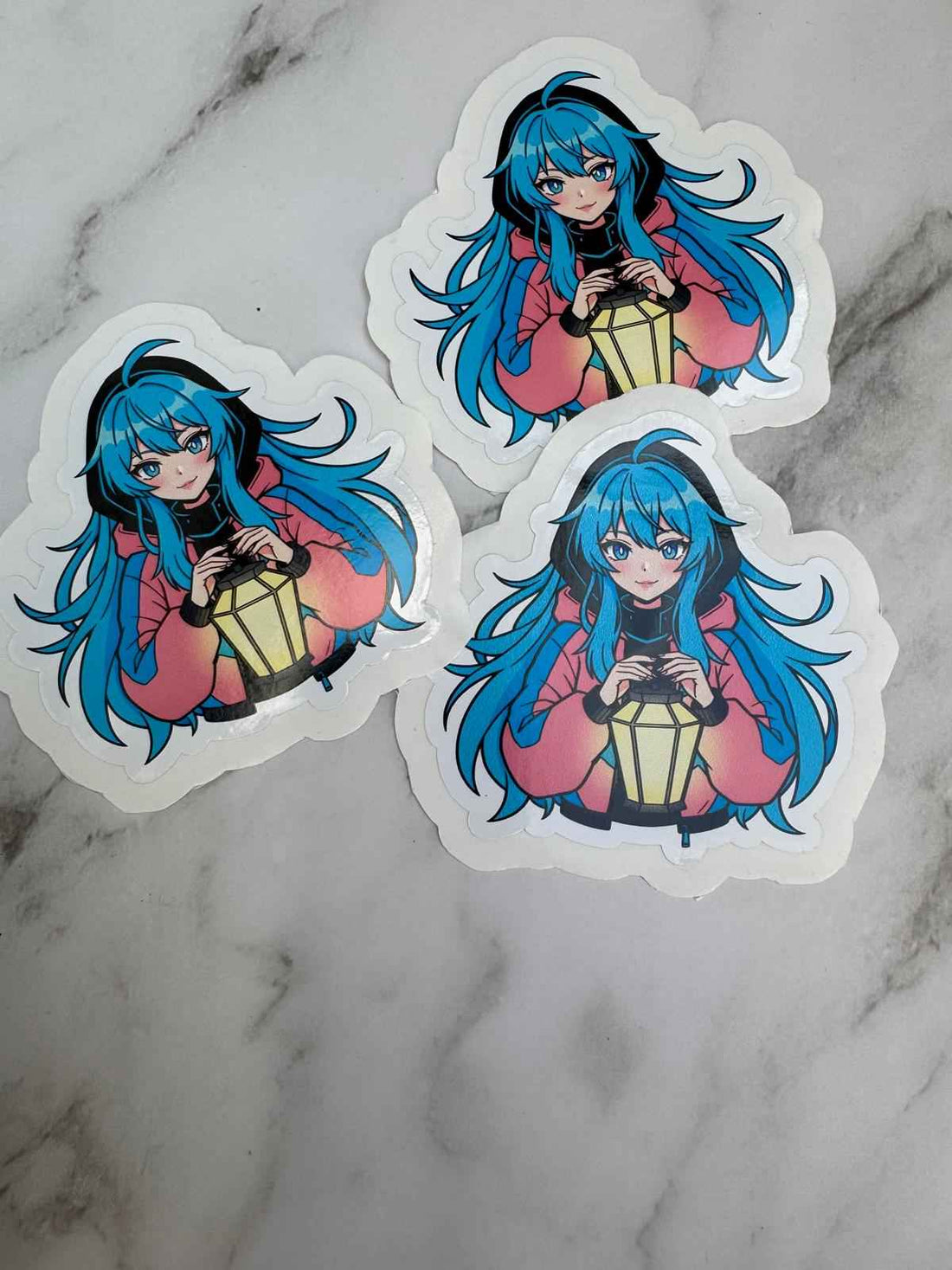 Anime & Manga Sticker | 6 Motive frei wählbar | Wasserfeste Vinyl-Sticker 10 cm