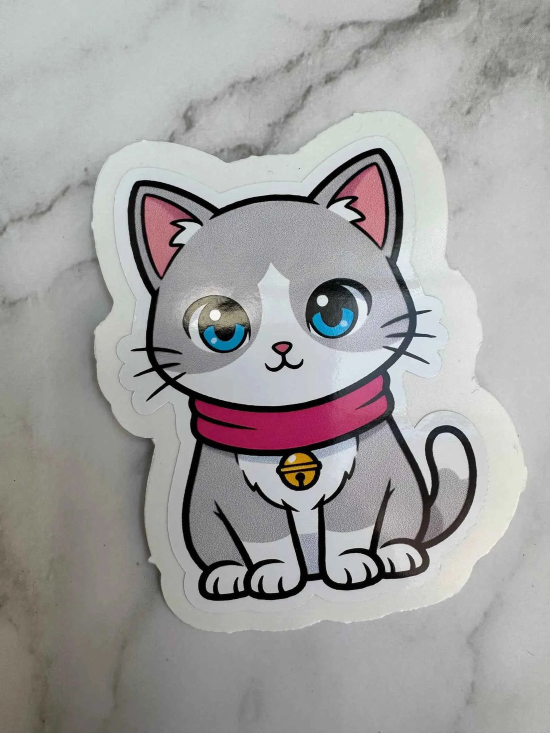 3 Tier-Sticker Set | Frosch, Fuchs & Katze | Kawaii Animal Sticker – 10 cm