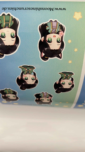 Kawaii Sticker-4 Set Mini Set - Inspirierte Charaktere aus einem beliebten Apotheker-Tagebuch