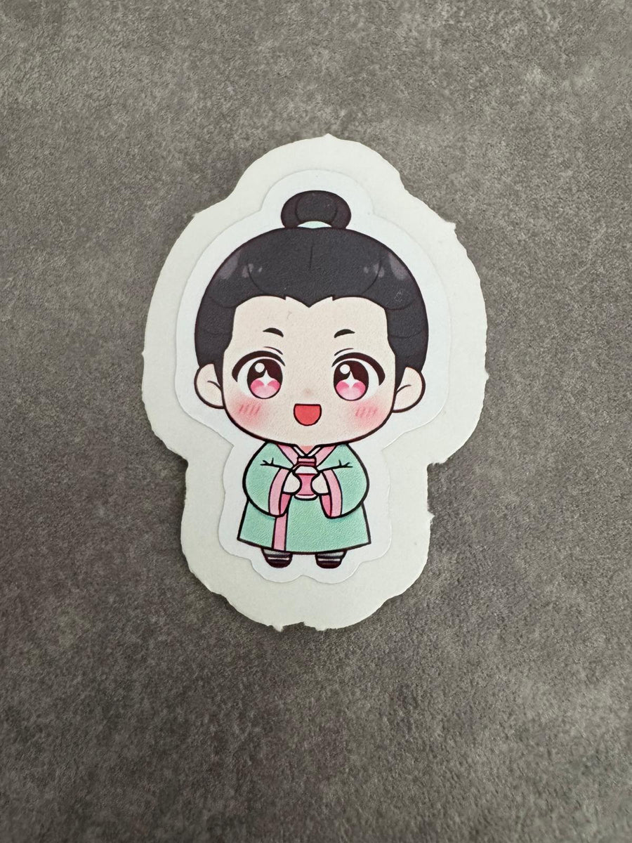 Kawaii Sticker-4 Set Mini Set - Inspirierte Charaktere aus einem beliebten Apotheker-Tagebuch