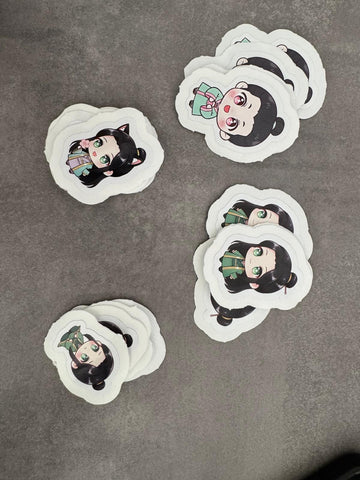 Kawaii Sticker-4 Set Mini Set - Inspirierte Charaktere aus einem beliebten Apotheker-Tagebuch