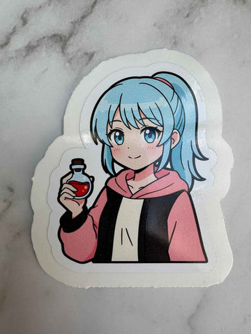 Anime & Manga Sticker | 6 Motive frei wählbar | Wasserfeste Vinyl-Sticker 10 cm